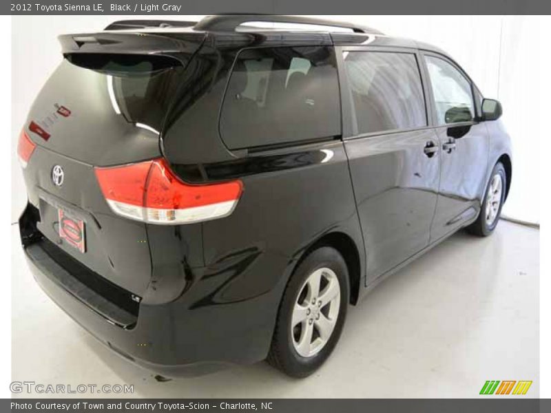 Black / Light Gray 2012 Toyota Sienna LE