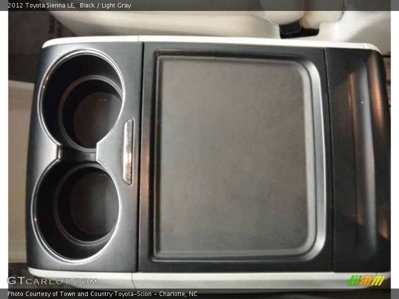 Black / Light Gray 2012 Toyota Sienna LE