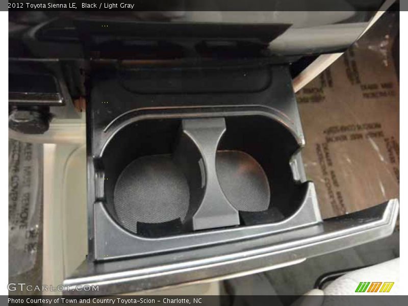 Black / Light Gray 2012 Toyota Sienna LE