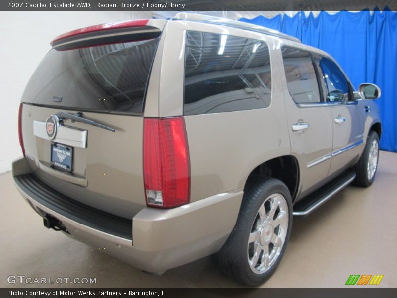 Radiant Bronze / Ebony/Ebony 2007 Cadillac Escalade AWD