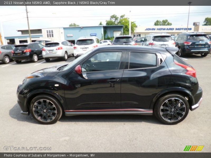 Sapphire Black / NISMO Black/Gray Trim 2013 Nissan Juke NISMO AWD
