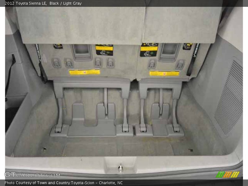 Black / Light Gray 2012 Toyota Sienna LE