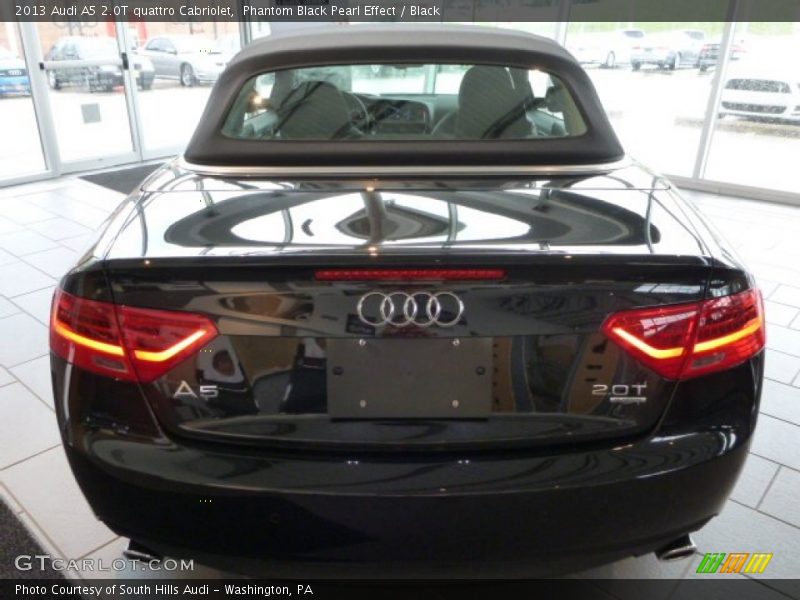 Phantom Black Pearl Effect / Black 2013 Audi A5 2.0T quattro Cabriolet