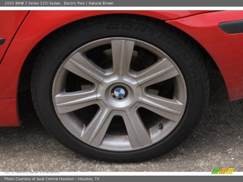 Electric Red / Natural Brown 2003 BMW 3 Series 325i Sedan