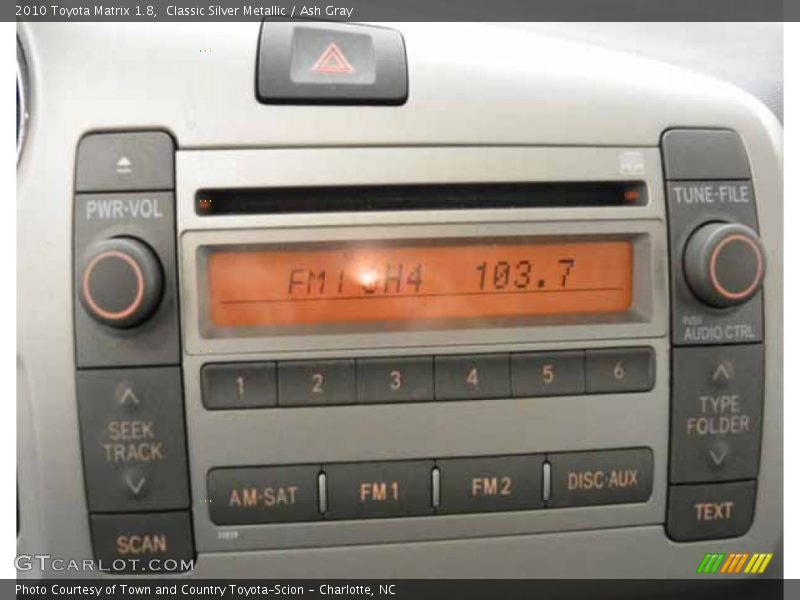 Classic Silver Metallic / Ash Gray 2010 Toyota Matrix 1.8