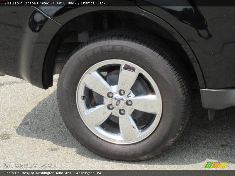 Black / Charcoal Black 2010 Ford Escape Limited V6 4WD