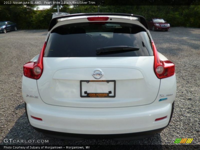 Pearl White / Black/Red/Silver Trim 2013 Nissan Juke SL AWD
