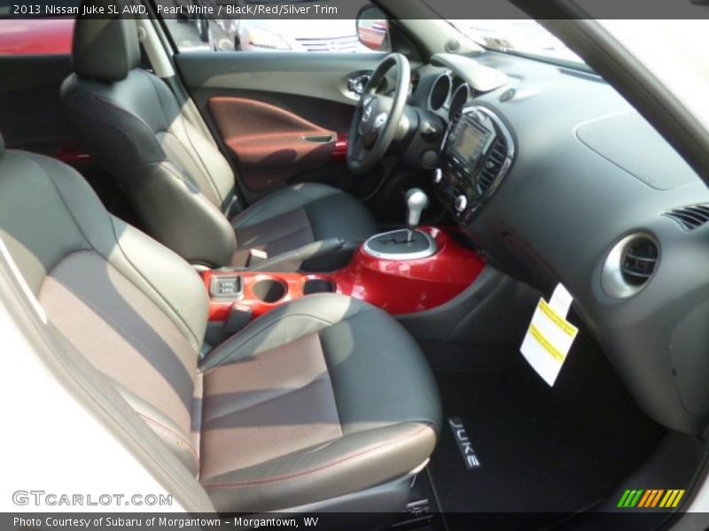 Pearl White / Black/Red/Silver Trim 2013 Nissan Juke SL AWD