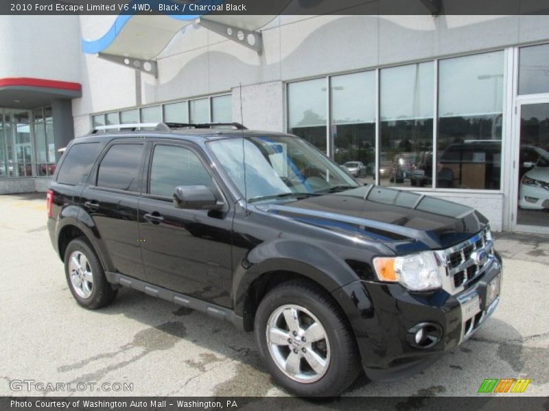 Black / Charcoal Black 2010 Ford Escape Limited V6 4WD