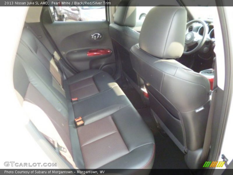 Pearl White / Black/Red/Silver Trim 2013 Nissan Juke SL AWD