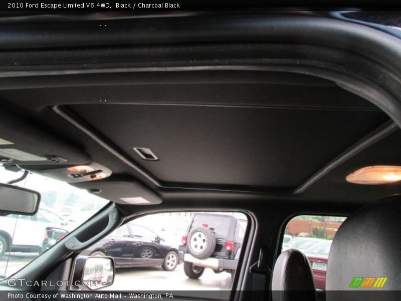 Black / Charcoal Black 2010 Ford Escape Limited V6 4WD