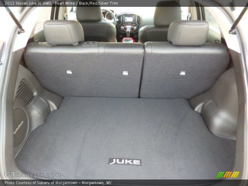 Pearl White / Black/Red/Silver Trim 2013 Nissan Juke SL AWD