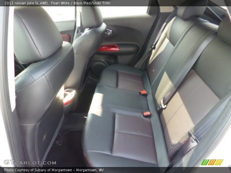 Pearl White / Black/Red/Silver Trim 2013 Nissan Juke SL AWD