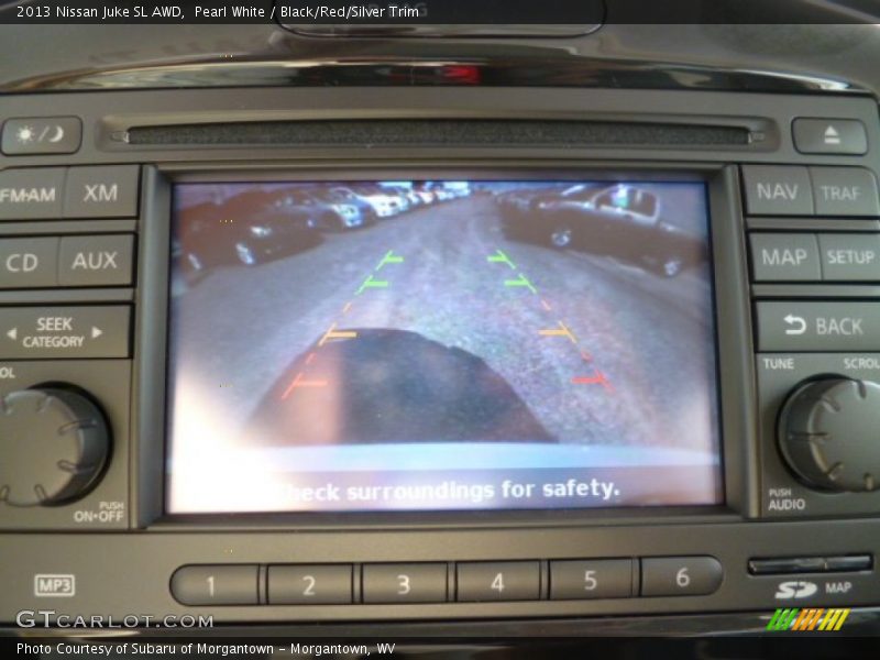Pearl White / Black/Red/Silver Trim 2013 Nissan Juke SL AWD