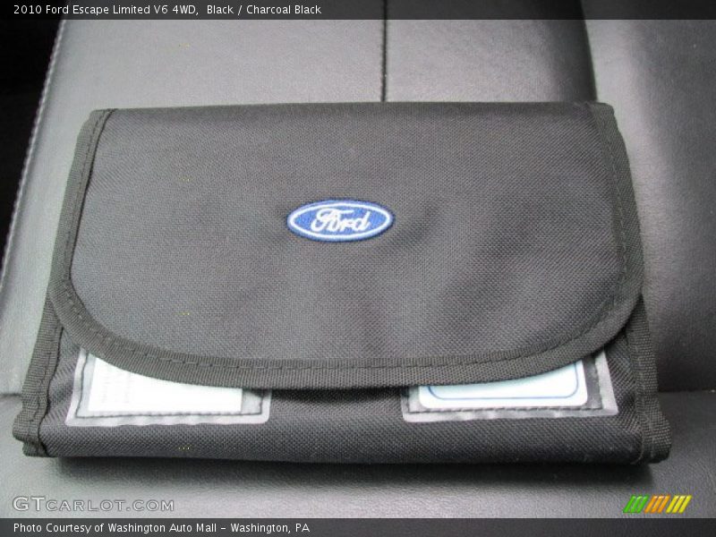 Black / Charcoal Black 2010 Ford Escape Limited V6 4WD