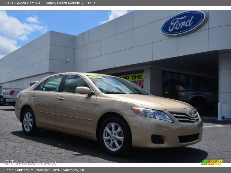 Sandy Beach Metallic / Bisque 2011 Toyota Camry LE
