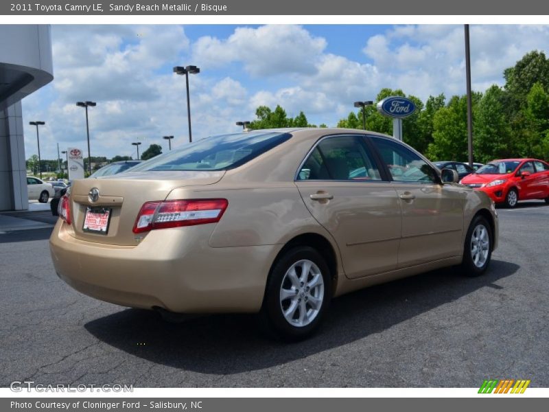 Sandy Beach Metallic / Bisque 2011 Toyota Camry LE