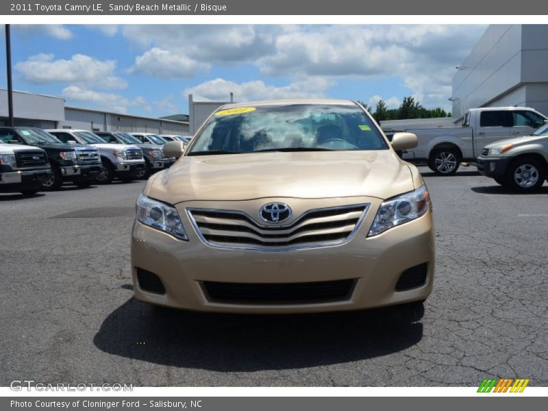 Sandy Beach Metallic / Bisque 2011 Toyota Camry LE