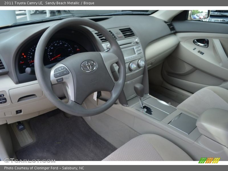 Sandy Beach Metallic / Bisque 2011 Toyota Camry LE