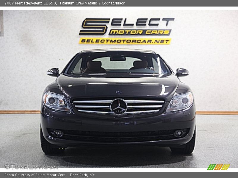 Titanium Grey Metallic / Cognac/Black 2007 Mercedes-Benz CL 550