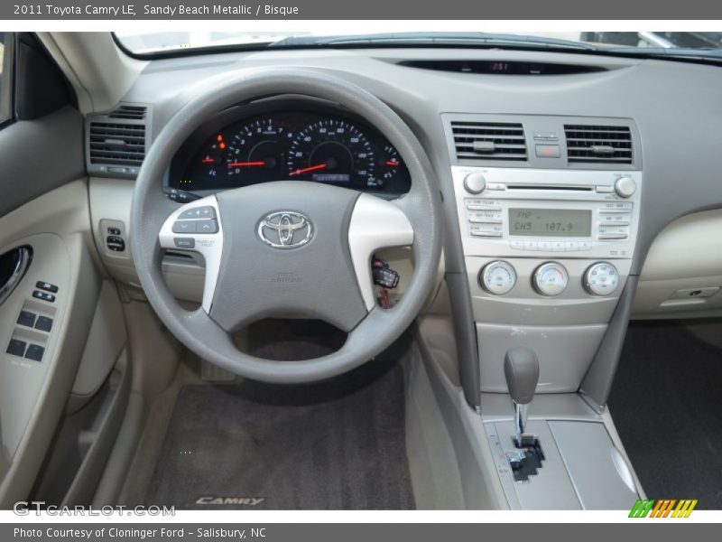 Sandy Beach Metallic / Bisque 2011 Toyota Camry LE