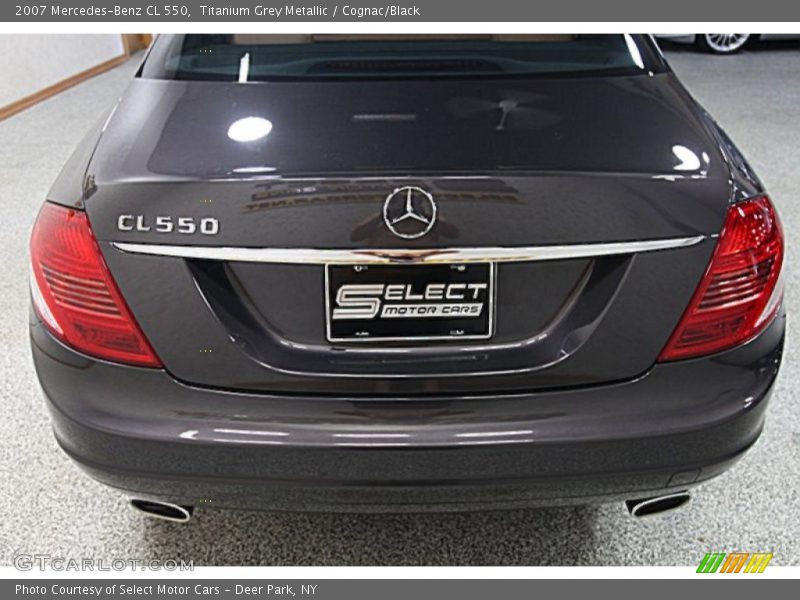 Titanium Grey Metallic / Cognac/Black 2007 Mercedes-Benz CL 550