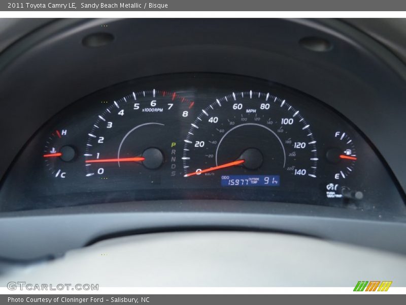 Sandy Beach Metallic / Bisque 2011 Toyota Camry LE