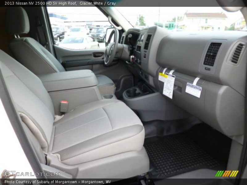 Glacier White / Gray 2013 Nissan NV 2500 HD SV High Roof
