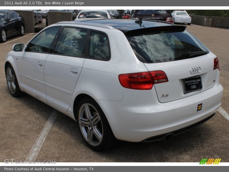 Ibis White / Luxor Beige 2011 Audi A3 2.0 TDI