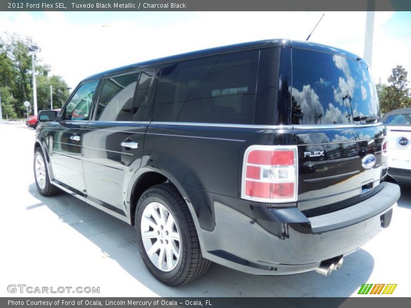 Tuxedo Black Metallic / Charcoal Black 2012 Ford Flex SEL