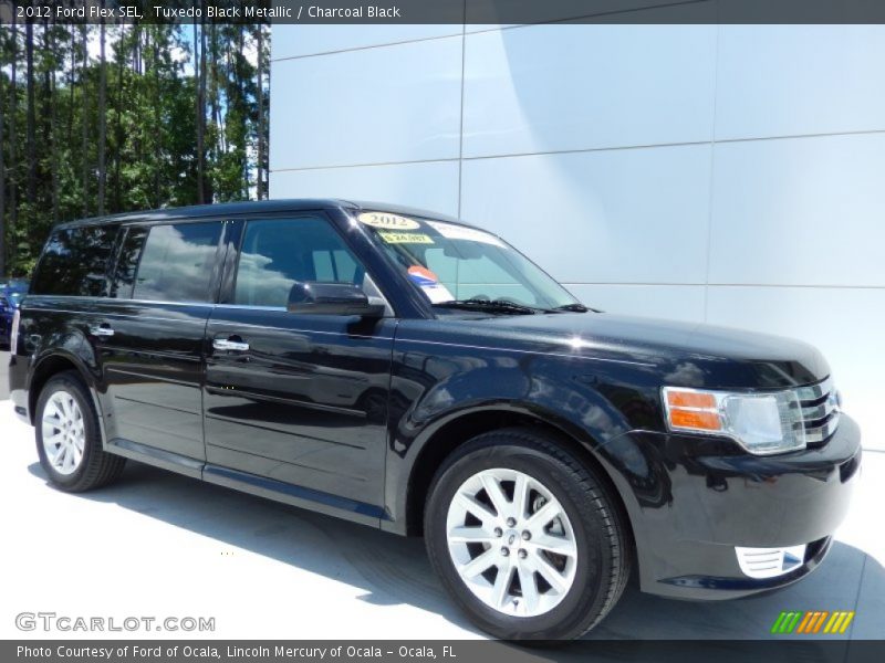 Tuxedo Black Metallic / Charcoal Black 2012 Ford Flex SEL