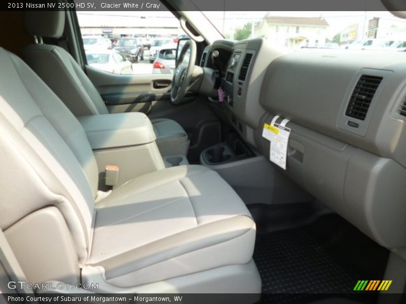 Glacier White / Gray 2013 Nissan NV 2500 HD SV