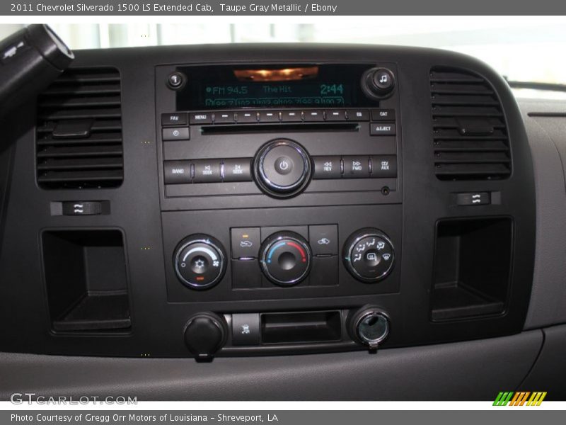 Taupe Gray Metallic / Ebony 2011 Chevrolet Silverado 1500 LS Extended Cab