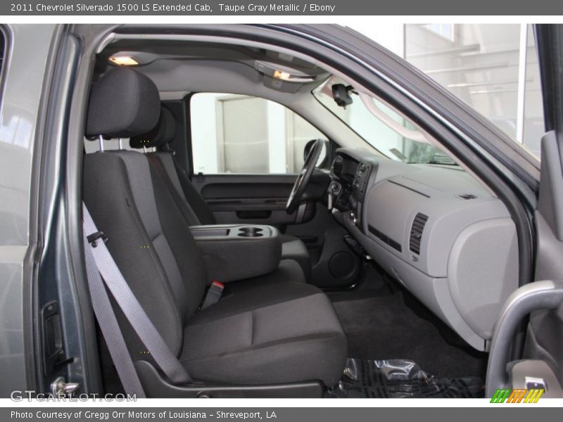 Taupe Gray Metallic / Ebony 2011 Chevrolet Silverado 1500 LS Extended Cab