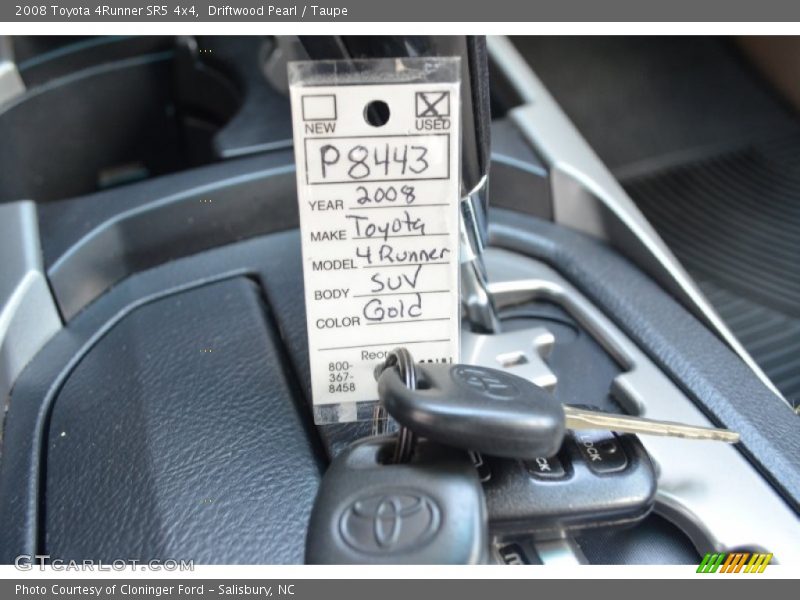 Driftwood Pearl / Taupe 2008 Toyota 4Runner SR5 4x4