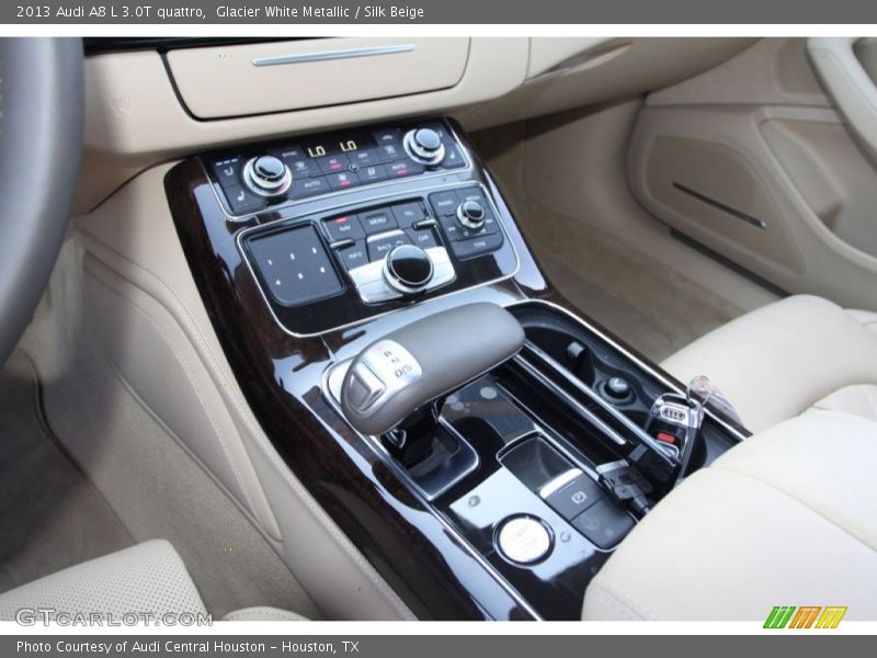 Glacier White Metallic / Silk Beige 2013 Audi A8 L 3.0T quattro