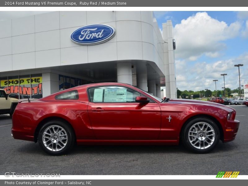  2014 Mustang V6 Premium Coupe Ruby Red