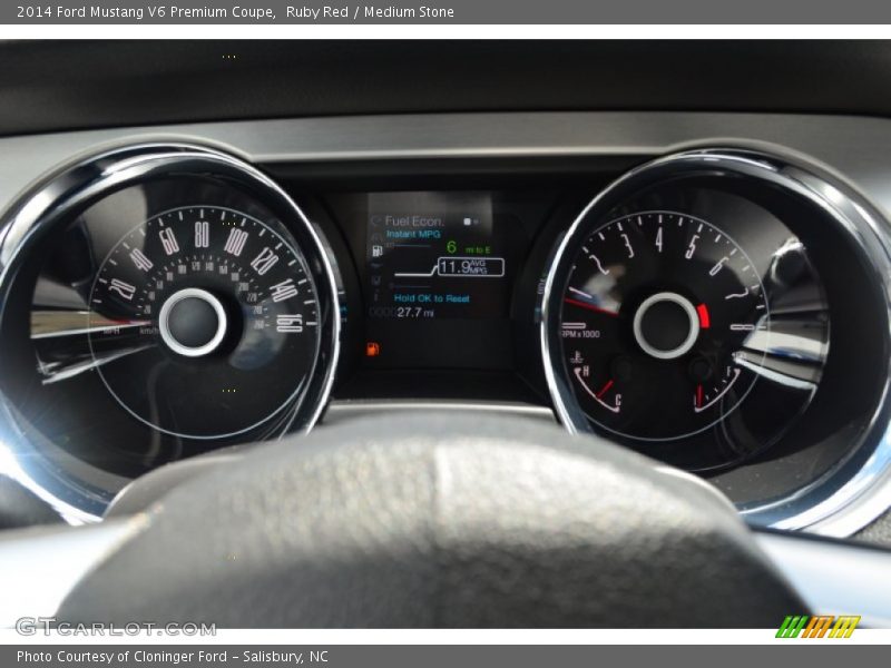 2014 Mustang V6 Premium Coupe V6 Premium Coupe Gauges