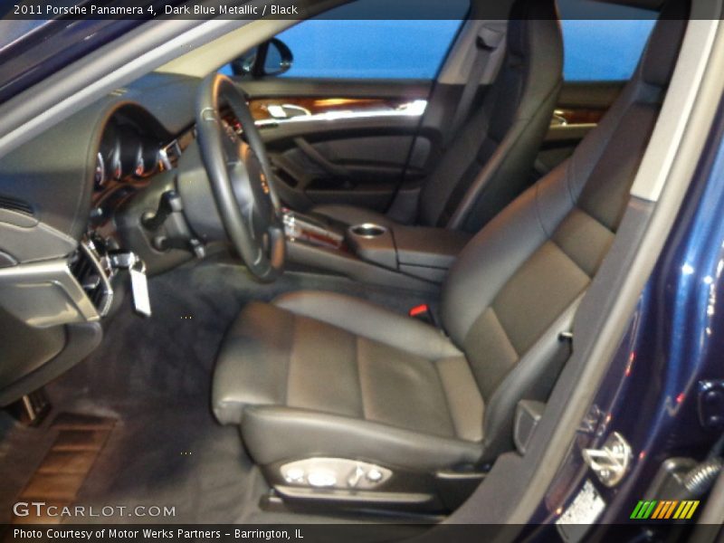 Dark Blue Metallic / Black 2011 Porsche Panamera 4