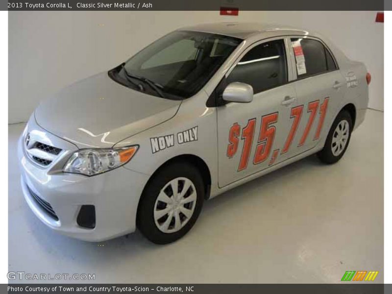 Classic Silver Metallic / Ash 2013 Toyota Corolla L