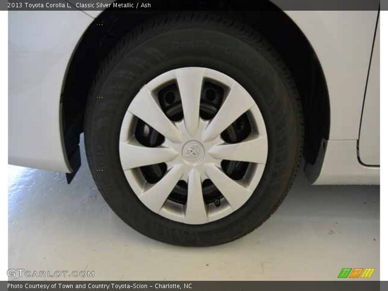 Classic Silver Metallic / Ash 2013 Toyota Corolla L