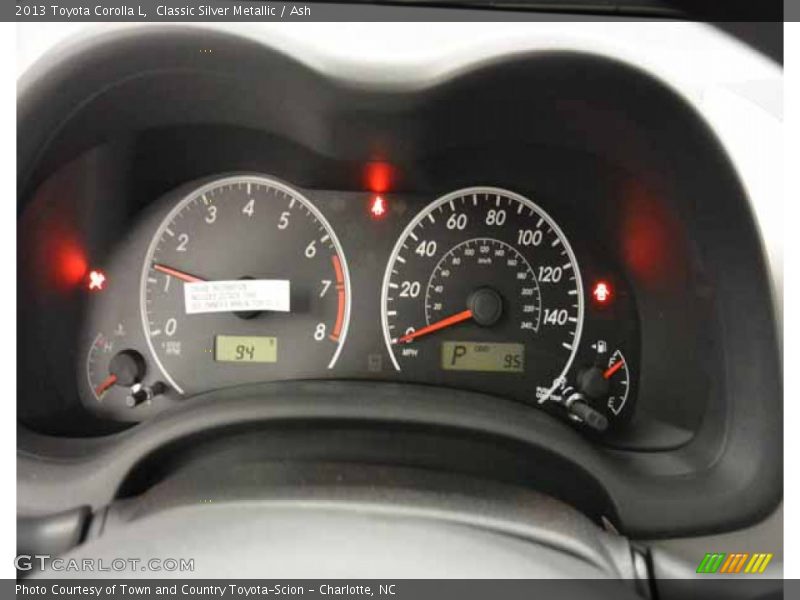 Classic Silver Metallic / Ash 2013 Toyota Corolla L
