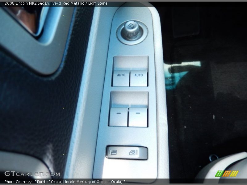 Vivid Red Metallic / Light Stone 2008 Lincoln MKZ Sedan