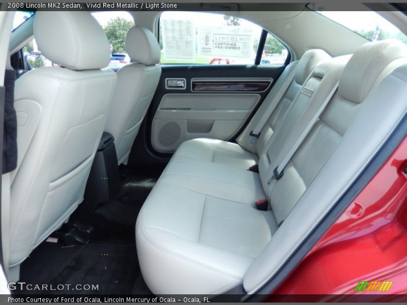 Vivid Red Metallic / Light Stone 2008 Lincoln MKZ Sedan