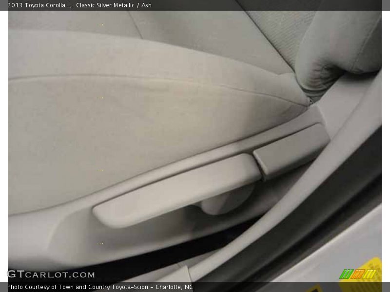 Classic Silver Metallic / Ash 2013 Toyota Corolla L