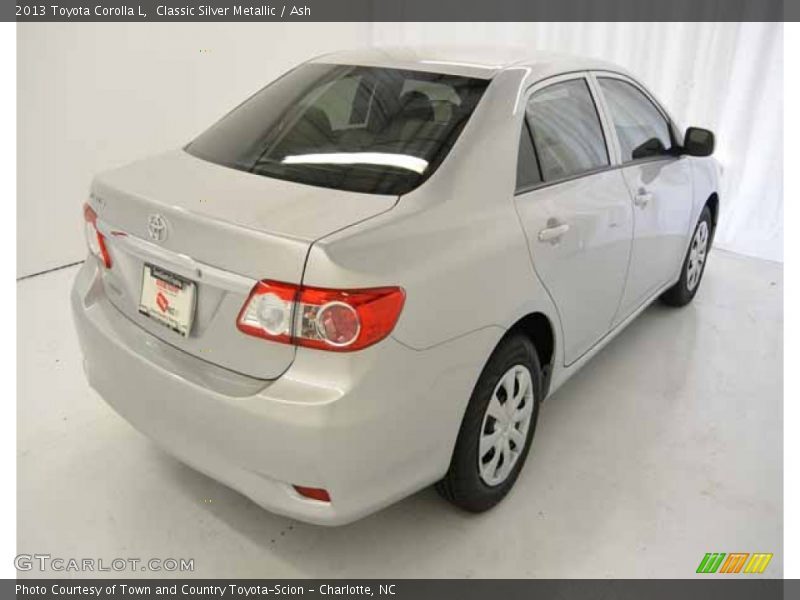 Classic Silver Metallic / Ash 2013 Toyota Corolla L