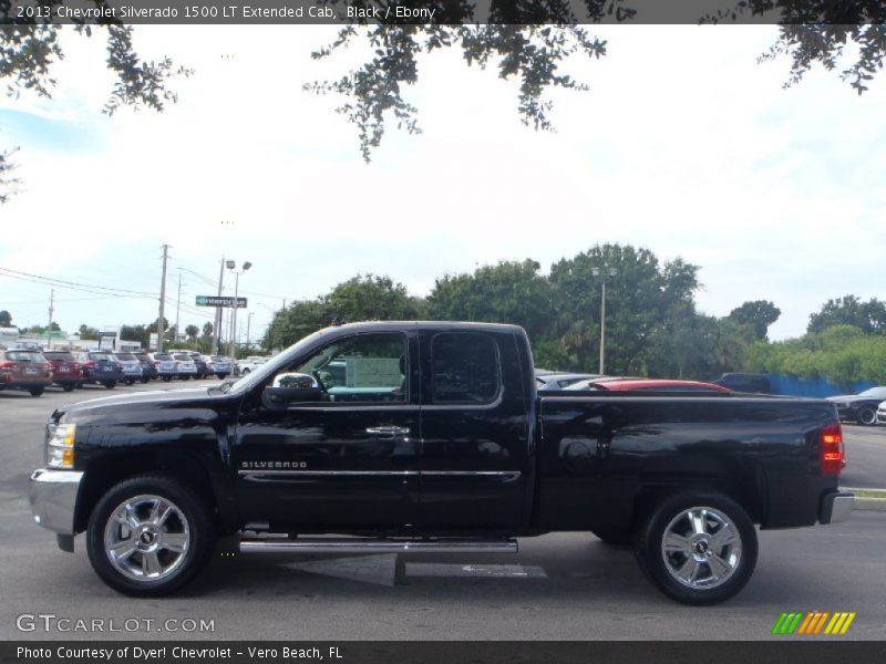 Black / Ebony 2013 Chevrolet Silverado 1500 LT Extended Cab