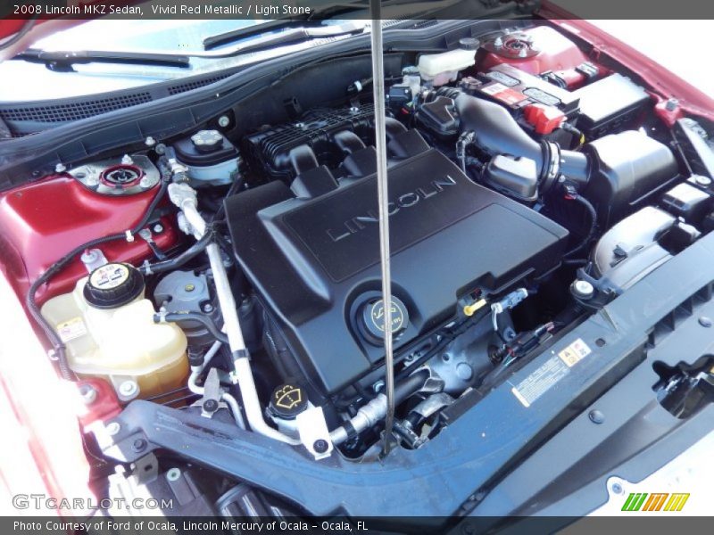 Vivid Red Metallic / Light Stone 2008 Lincoln MKZ Sedan