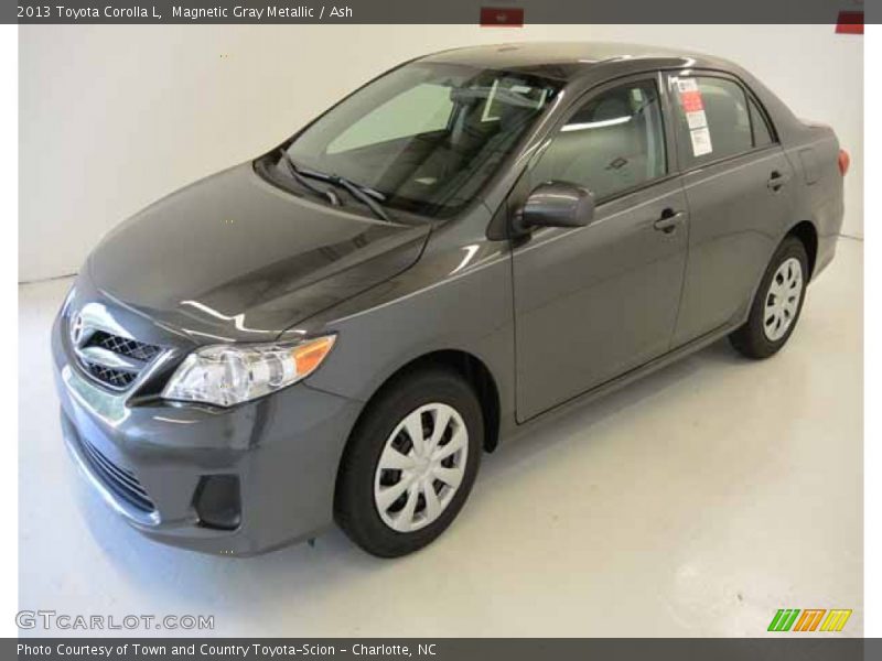 Magnetic Gray Metallic / Ash 2013 Toyota Corolla L