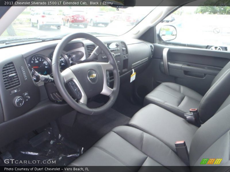  2013 Silverado 1500 LT Extended Cab Ebony Interior